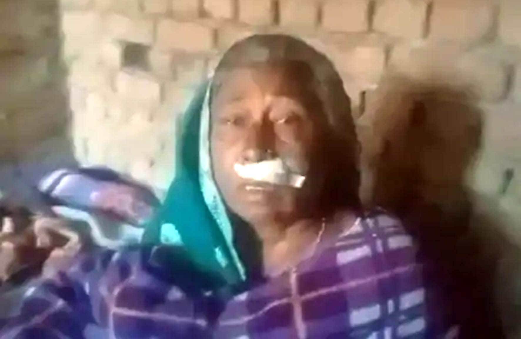 जानकारी देते घायल महिला रानी। जानकारी देते घायल महिला रानी।