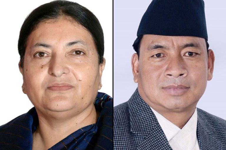 पूर्व राष्ट्रपति विद्या भंडारी एवं पूर्व उपराष्ट्रपति नन्द किशोर पुन पूर्व राष्ट्रपति विद्या भंडारी एवं पूर्व उपराष्ट्रपति नन्द किशोर पुन