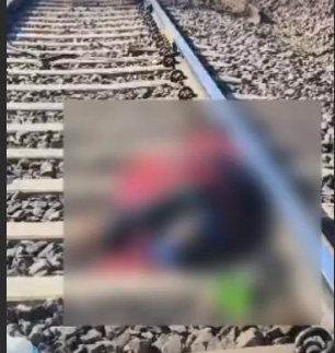 रेलवे लाईन में पड़ा महिला का शव रेलवे लाईन में पड़ा महिला का शव