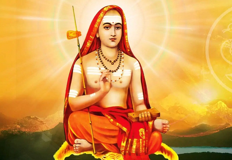 आचार्य आदि शंकराचार्य (इंटरनेट से ली गई तस्वीर) आचार्य आदि शंकराचार्य (इंटरनेट से ली गई तस्वीर)