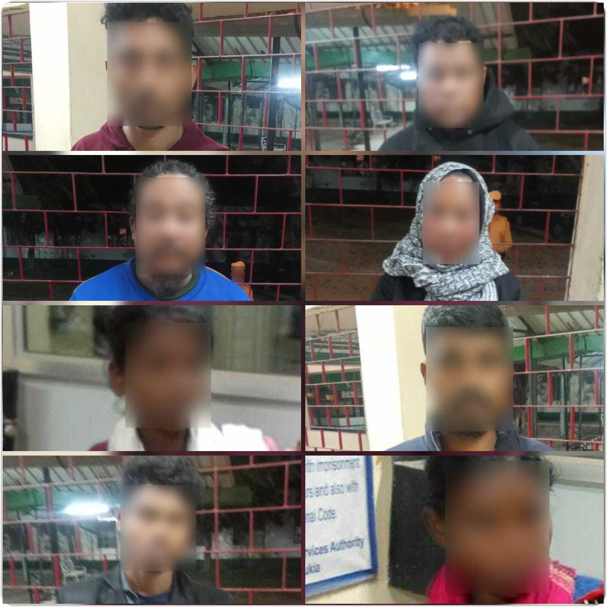 तिनसुकिया में दो नाबालिग लड़कियों के अपहरण के मामले में गिरफ्तार लोगों की तस्वीर। तिनसुकिया में दो नाबालिग लड़कियों के अपहरण के मामले में गिरफ्तार लोगों की तस्वीर।