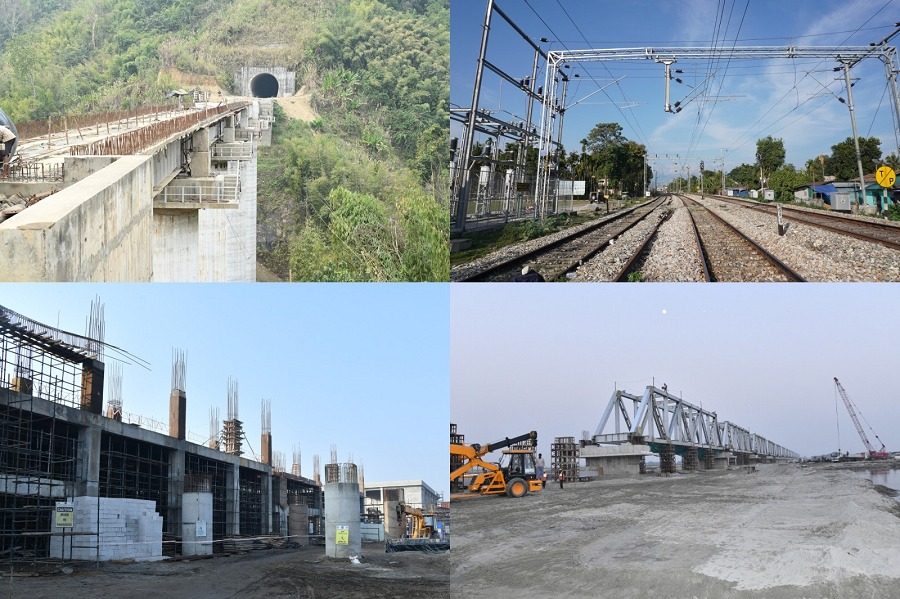 पूर्वोत्तर सीमा रेलवे द्वारा मंगलवार को जारी की गई तस्वीर। पूर्वोत्तर सीमा रेलवे द्वारा मंगलवार को जारी की गई तस्वीर।