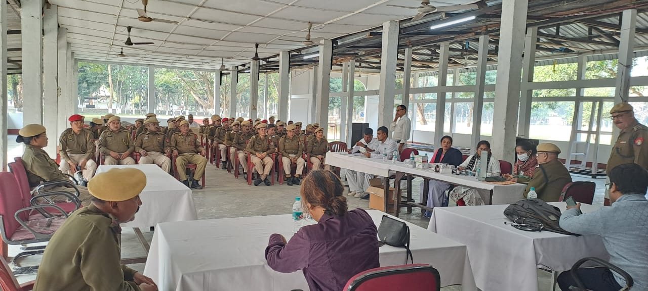 27 असम पुलिस बटालियन द्वारा आयोजित निःशुल्क स्वास्थ्य शिविर की तस्वीर। 27 असम पुलिस बटालियन द्वारा आयोजित निःशुल्क स्वास्थ्य शिविर की तस्वीर।