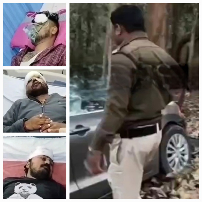 कार पेड़ से टकराई कार पेड़ से टकराई