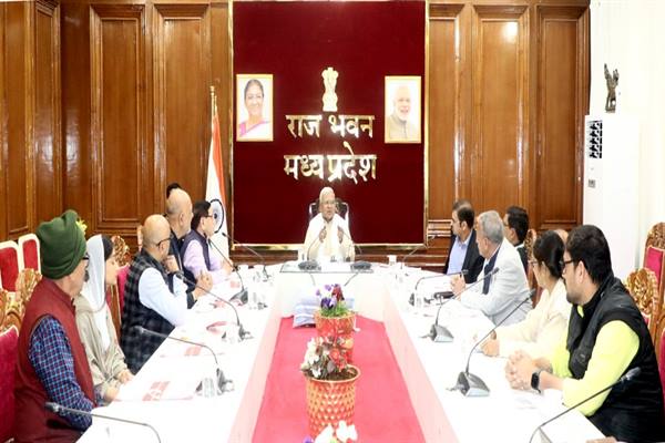 राजभवन में एम.पी. स्टेट टी.बी. एसोसिएशन की हुई बैठक