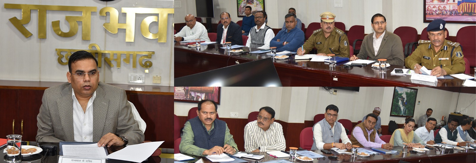 गणतंत्र दिवस के अवसर पर स्वागत समारोह की तैयारी के लिए राजभवन में बैठक का आयोजन किया गया गणतंत्र दिवस के अवसर पर स्वागत समारोह की तैयारी के लिए राजभवन में बैठक का आयोजन किया गया