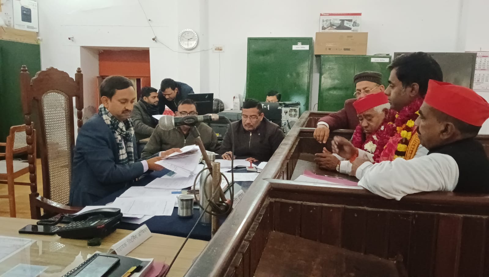 सपा प्रत्याशी नामांकन सपा प्रत्याशी नामांकन