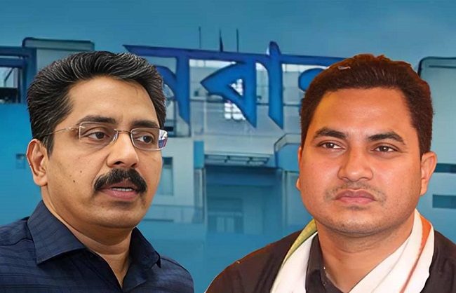 आईएएस पीबी सलीम एवं तृणमूल विधायक मोशर्रफ हुसैन (दाहिने) आईएएस पीबी सलीम एवं तृणमूल विधायक मोशर्रफ हुसैन (दाहिने)