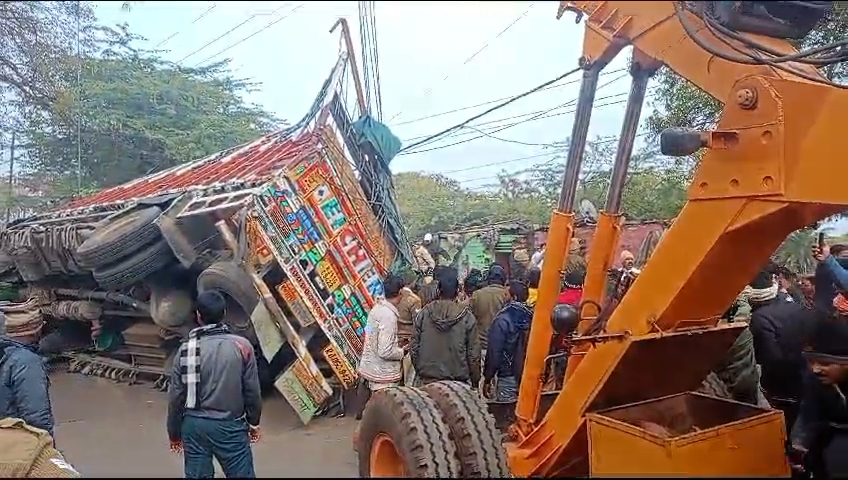 लुधावली बायपास मोड पर हादसा लुधावली बायपास मोड पर हादसा