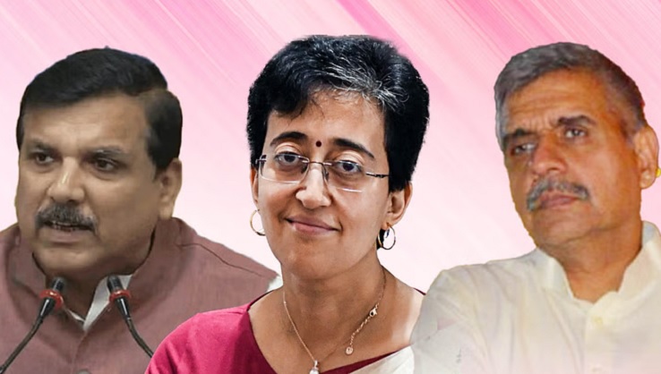 संजय सिंह, आतिशी और संदीप दीक्षित। फोटो कोलाज-फाइल संजय सिंह, आतिशी और संदीप दीक्षित। फोटो कोलाज-फाइल