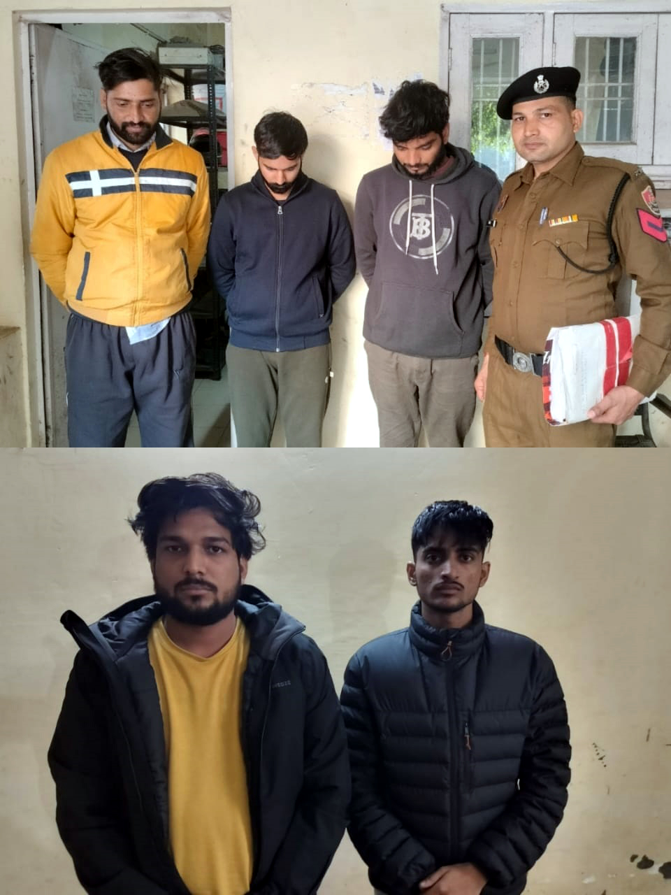 पुलिस द्वारा गिरफ्तार किया गया आरोपी पुलिस द्वारा गिरफ्तार किया गया आरोपी