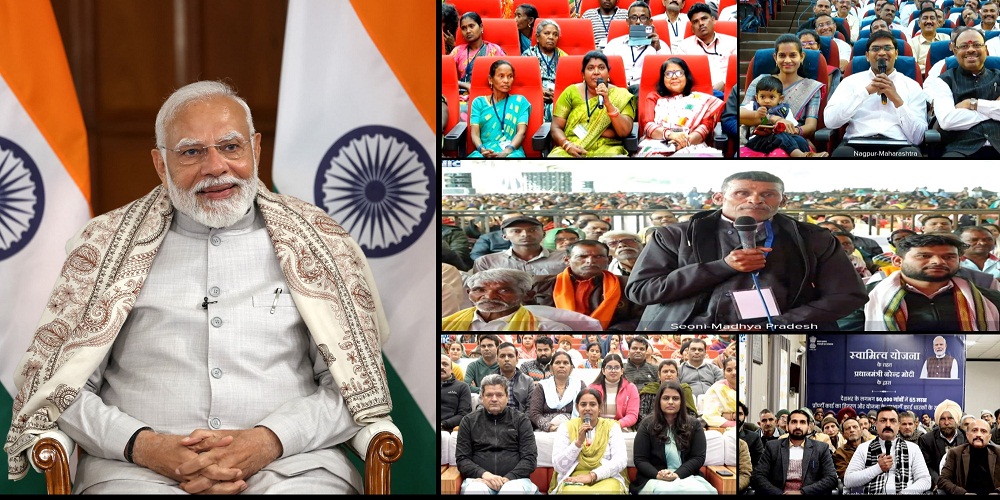 सीहोर के मनोहर मेवाड़ा से संवाद करते हुए प्रधानमंत्री सीहोर के मनोहर मेवाड़ा से संवाद करते हुए प्रधानमंत्री