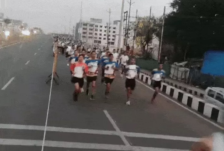 भोपाल में आर्मी मैराथन