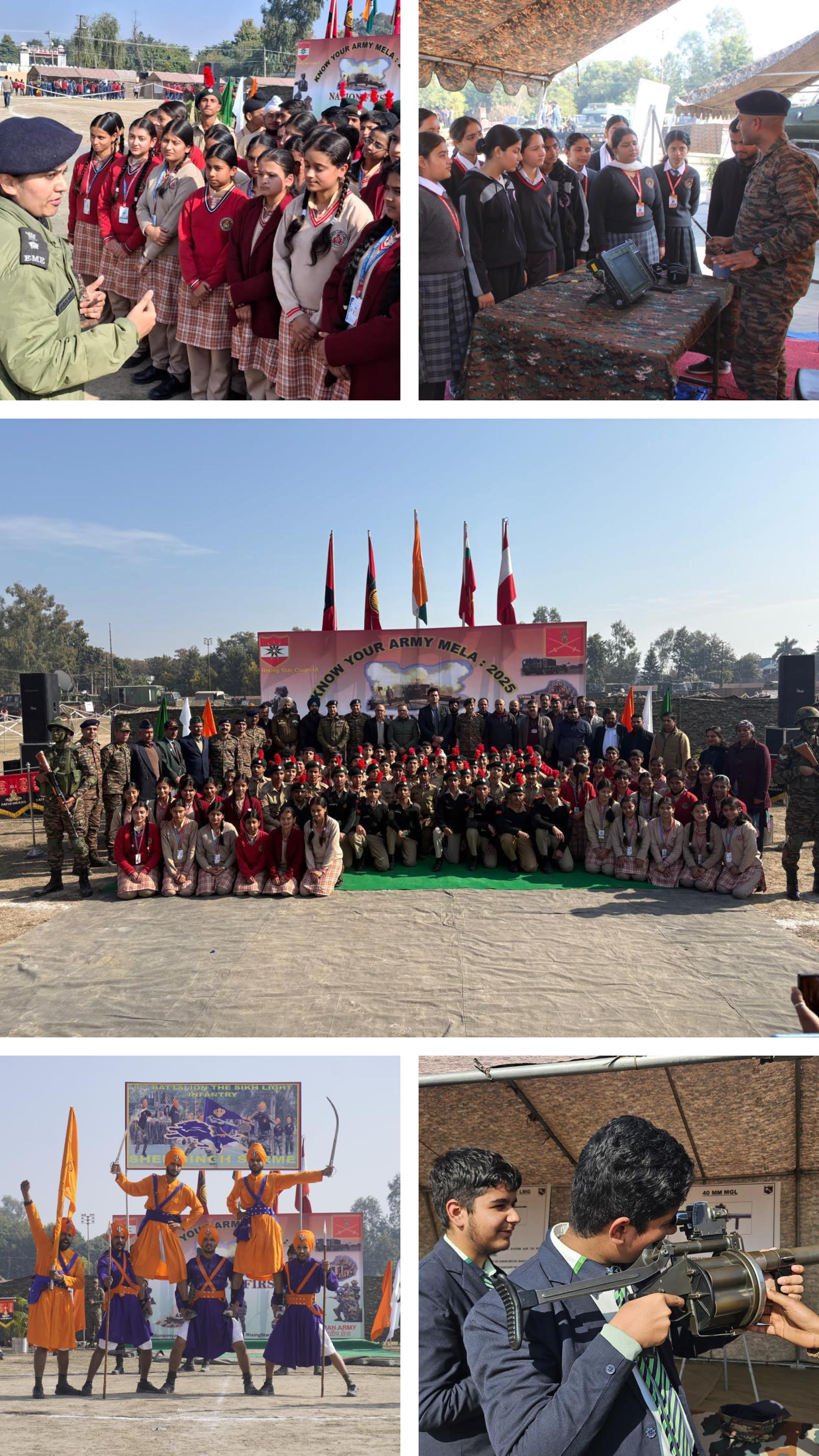 Rising Star Corps of Indian Army organised Know Your Army Mela Rising Star Corps of Indian Army organised Know Your Army Mela