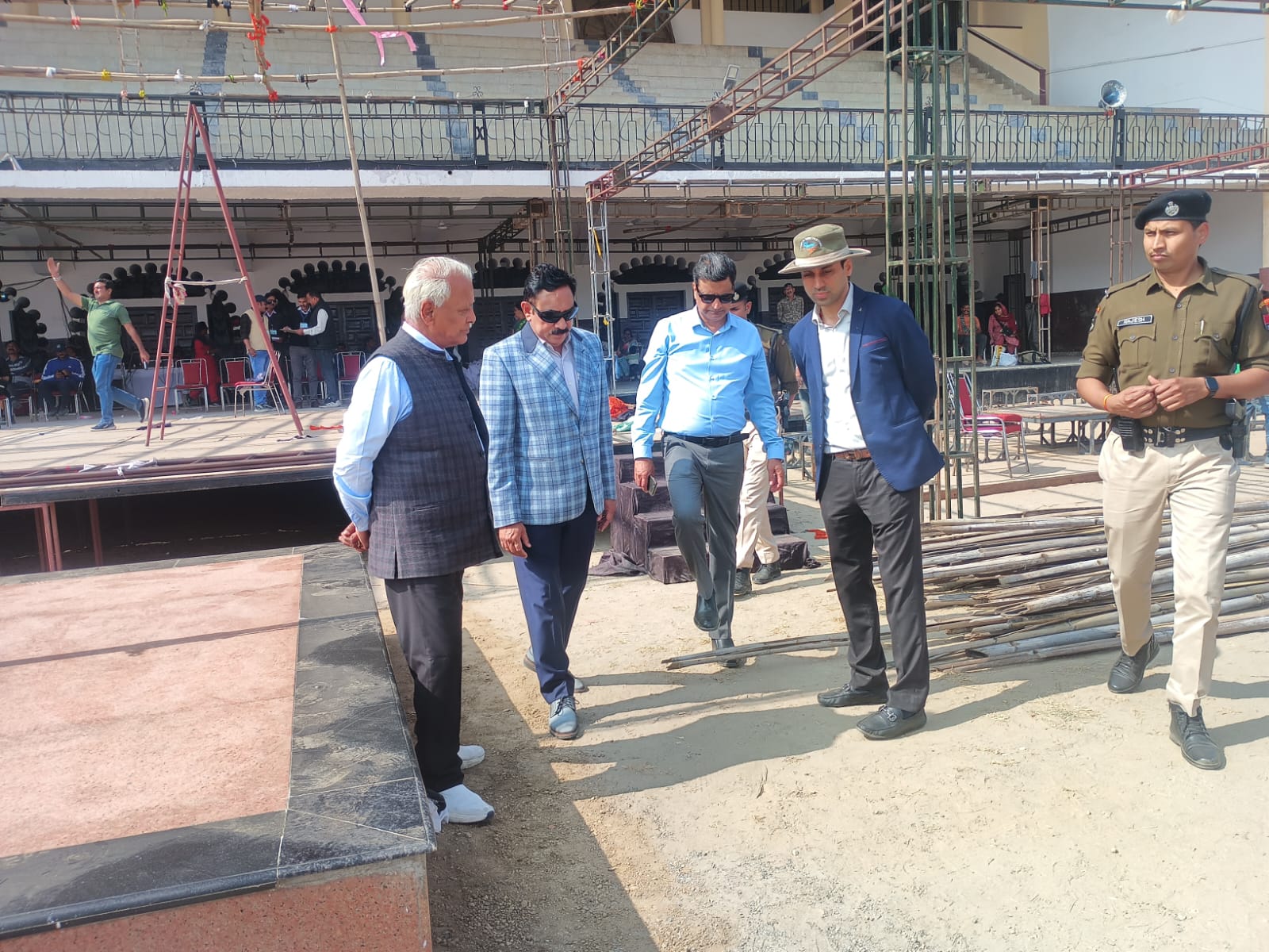 विधायक ने राज्य स्तरीय गणतंत्र दिवस समारोह की तैयारियों का लिया जायजा विधायक ने राज्य स्तरीय गणतंत्र दिवस समारोह की तैयारियों का लिया जायजा