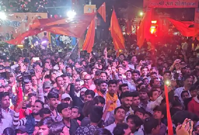 शाजापुर में श्री रामलला प्राण प्रतिष्ठा की पहली वर्षगांठ पर निकली शोभायात्रा शाजापुर में श्री रामलला प्राण प्रतिष्ठा की पहली वर्षगांठ पर निकली शोभायात्रा