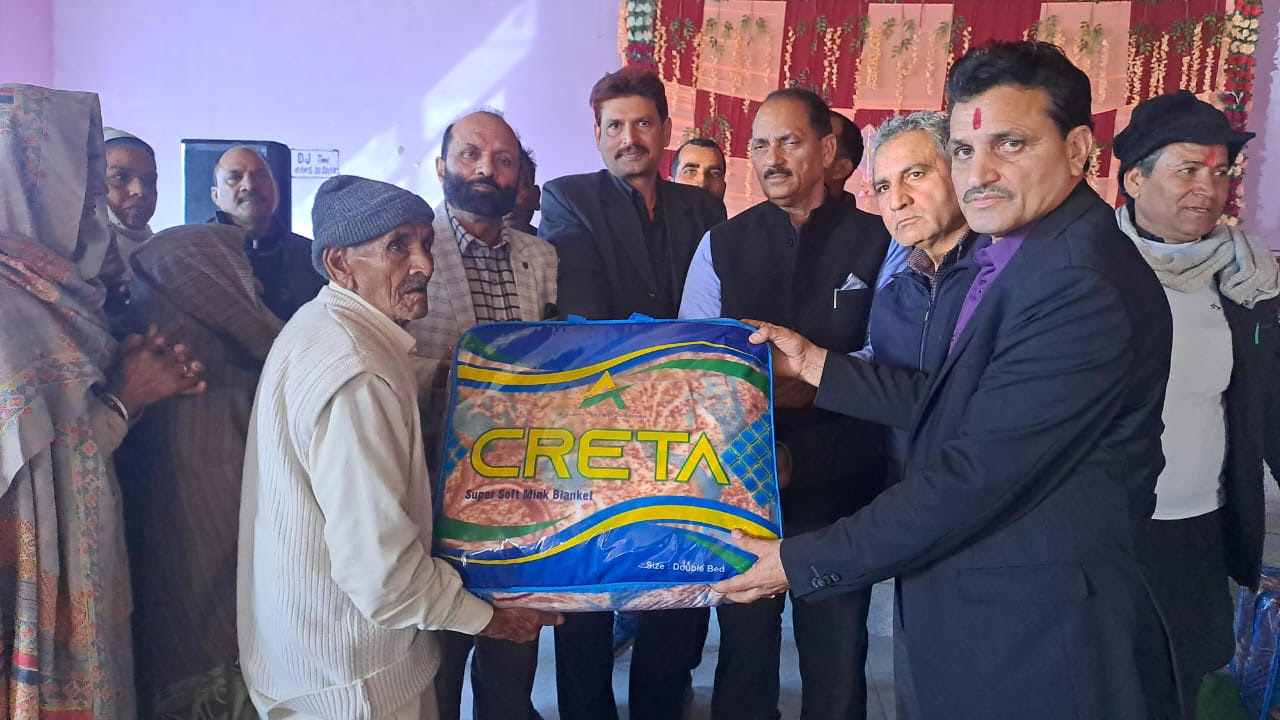 Saksham- Blankets were distributed to 73 needy Divyangs Saksham- Blankets were distributed to 73 needy Divyangs