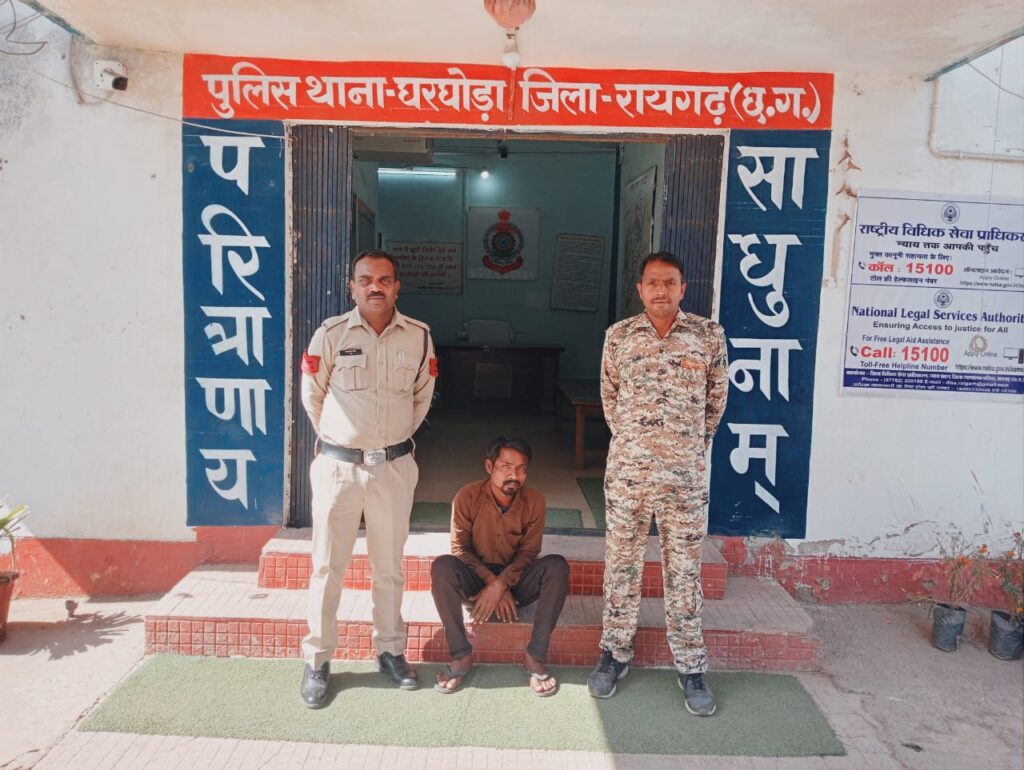 पुलिस के गिरफ्त में आरोपी पुलिस के गिरफ्त में आरोपी