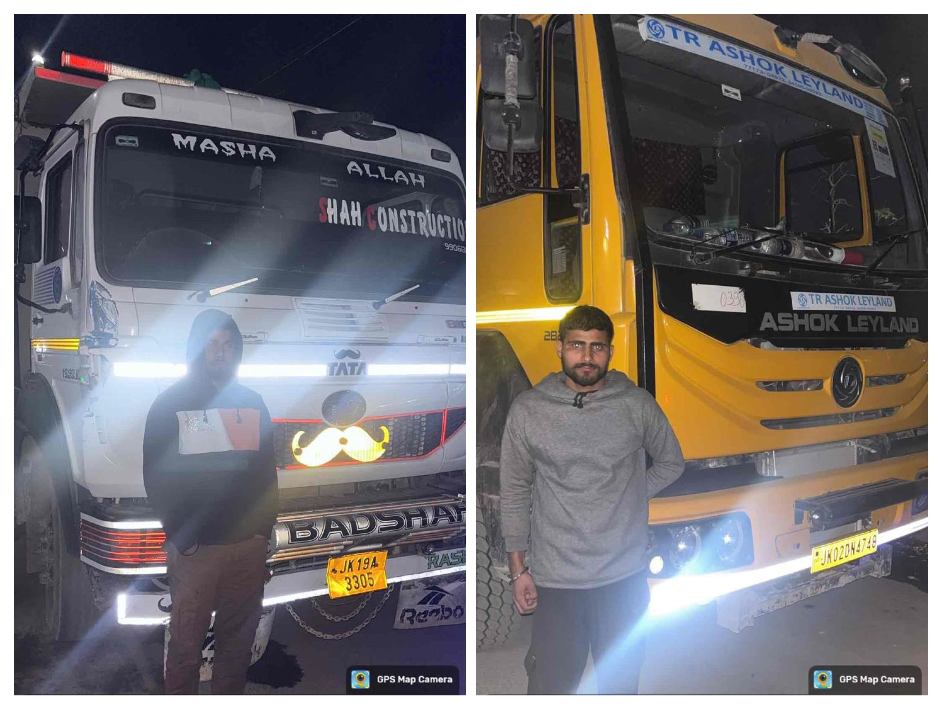Kathua police seized 02 dumpers involved in illegal mining Kathua police seized 02 dumpers involved in illegal mining