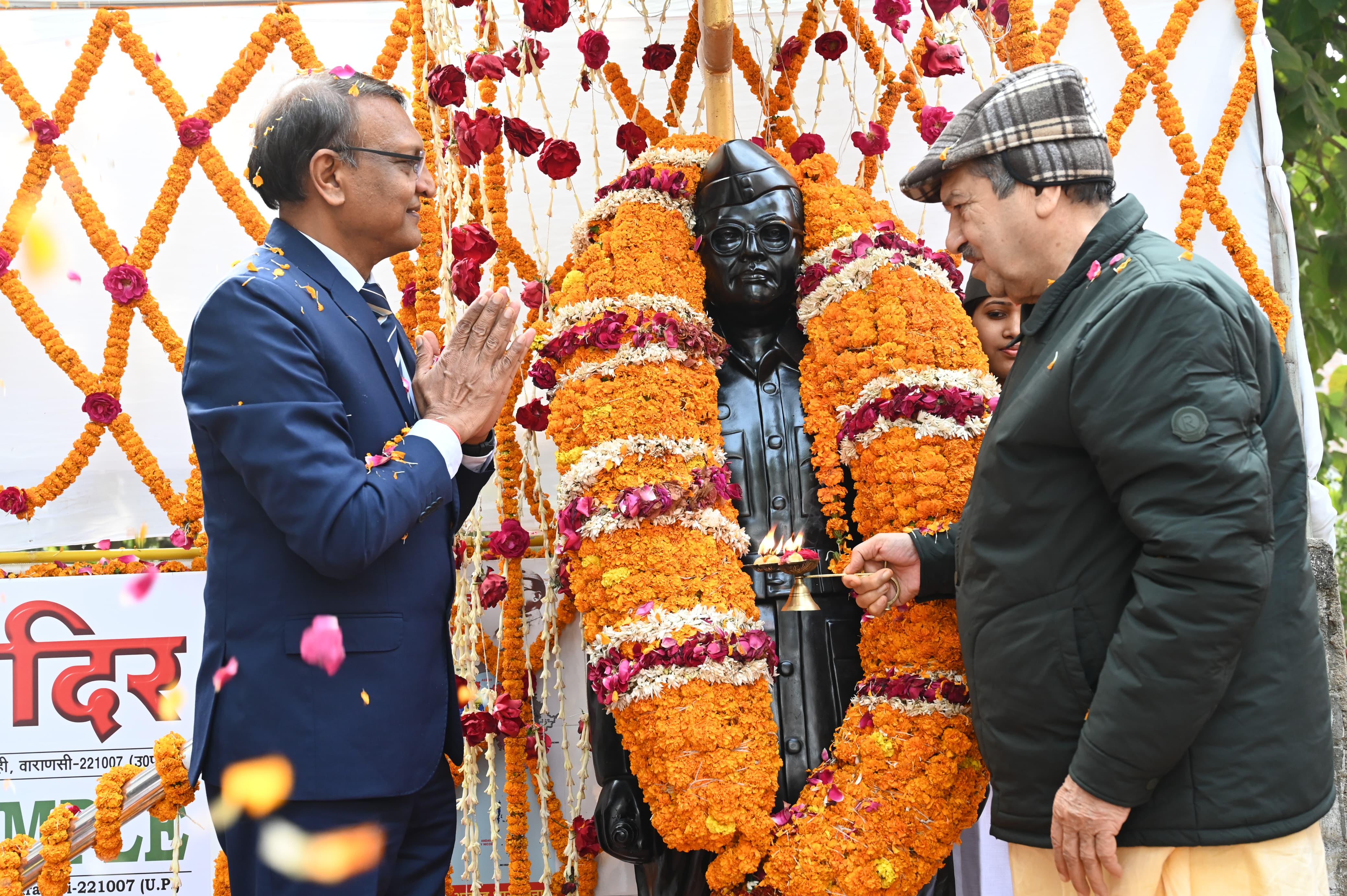 बोस की जयंती समारोह में आरएसएस के वरिष्ठ प्रचारक इंद्रेश कुमार:फोटो बच्चा गुप्ता बोस की जयंती समारोह में आरएसएस के वरिष्ठ प्रचारक इंद्रेश कुमार:फोटो बच्चा गुप्ता