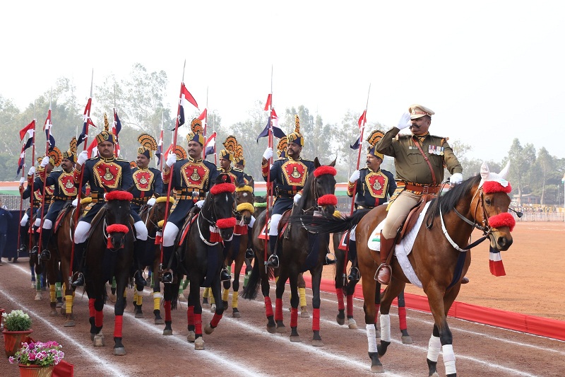 गणतंत्र दिवस समारोह की फुल ड्रेस फाइनल रिहर्सल गणतंत्र दिवस समारोह की फुल ड्रेस फाइनल रिहर्सल