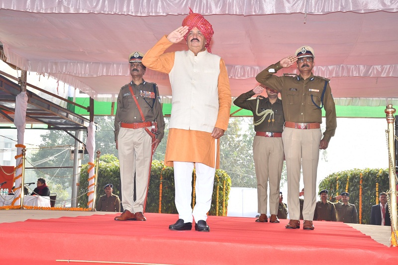 गणतंत्र दिवस समारोह की फुल ड्रेस फाइनल रिहर्सल गणतंत्र दिवस समारोह की फुल ड्रेस फाइनल रिहर्सल