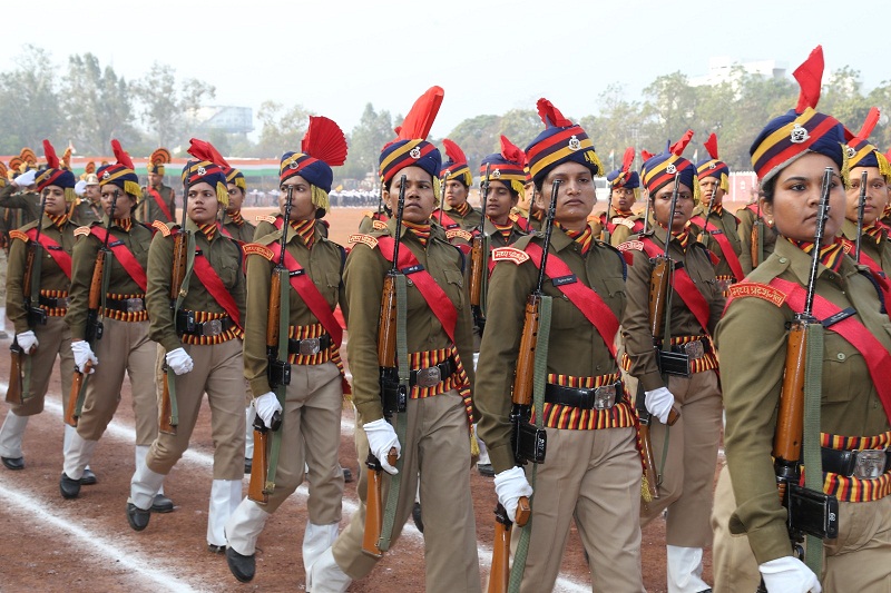 गणतंत्र दिवस समारोह की फुल ड्रेस फाइनल रिहर्सल