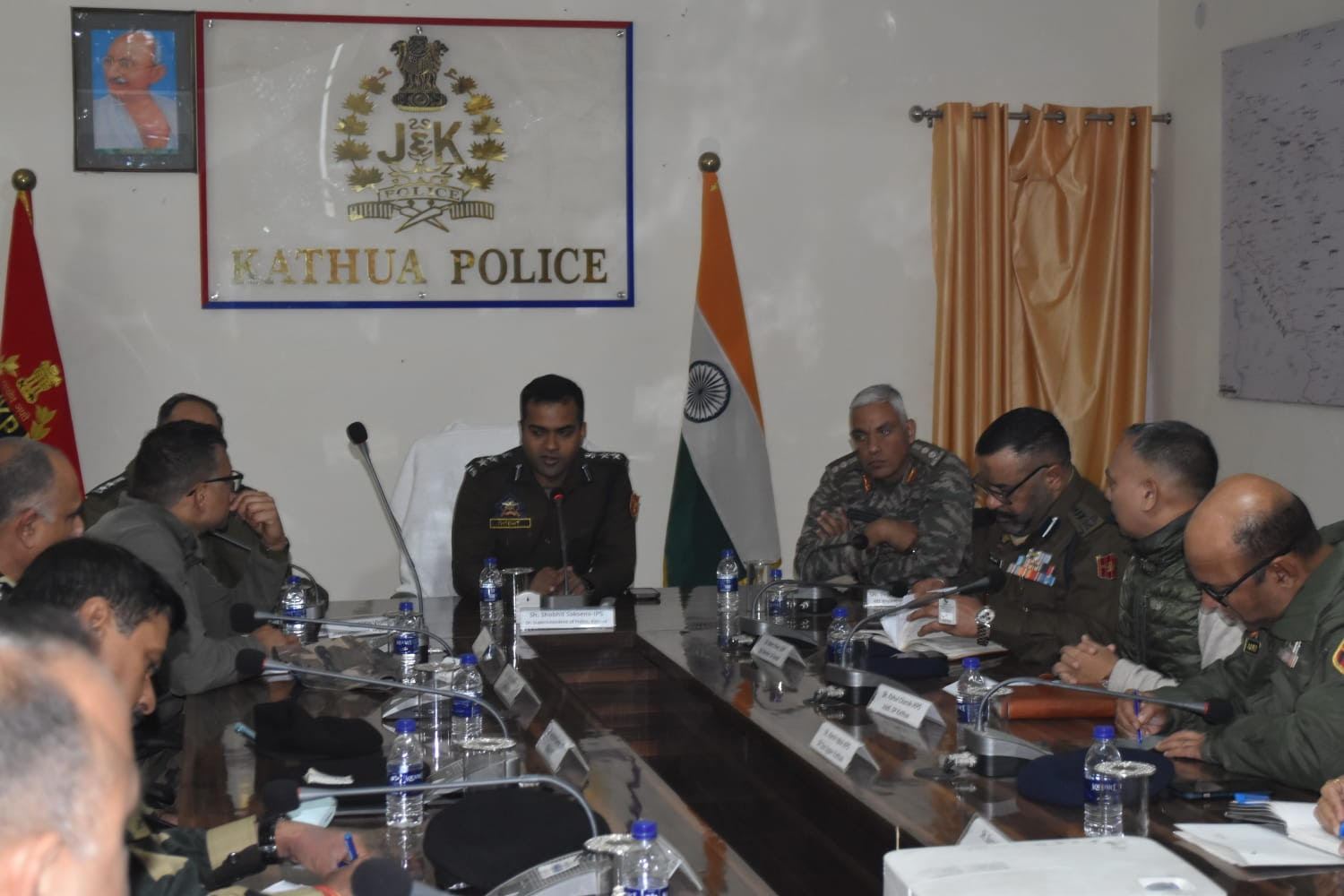 SSP Kathua held a review meeting on security before Republic Day celebrations SSP Kathua held a review meeting on security before Republic Day celebrations