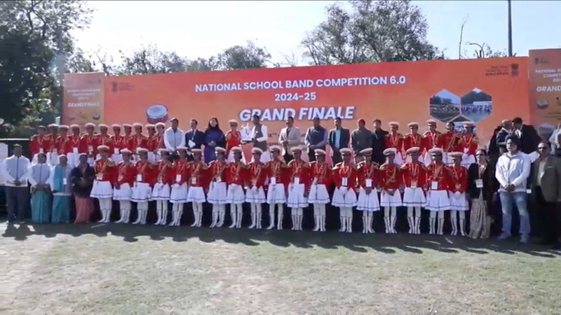 राष्ट्रीय इंटर स्कूल बैंड प्रतियोगिता में मिला द्वितीय पुरस्कार राष्ट्रीय इंटर स्कूल बैंड प्रतियोगिता में मिला द्वितीय पुरस्कार
