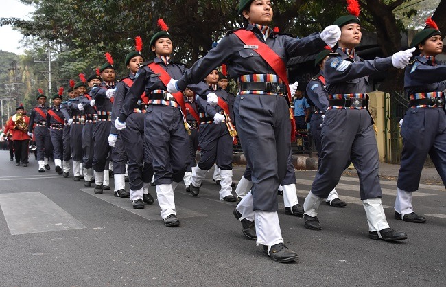 असम पुलिस द्वारा गणतंत्र दिवस पूर्वाभ्यास परेड की तस्वीर। असम पुलिस द्वारा गणतंत्र दिवस पूर्वाभ्यास परेड की तस्वीर।