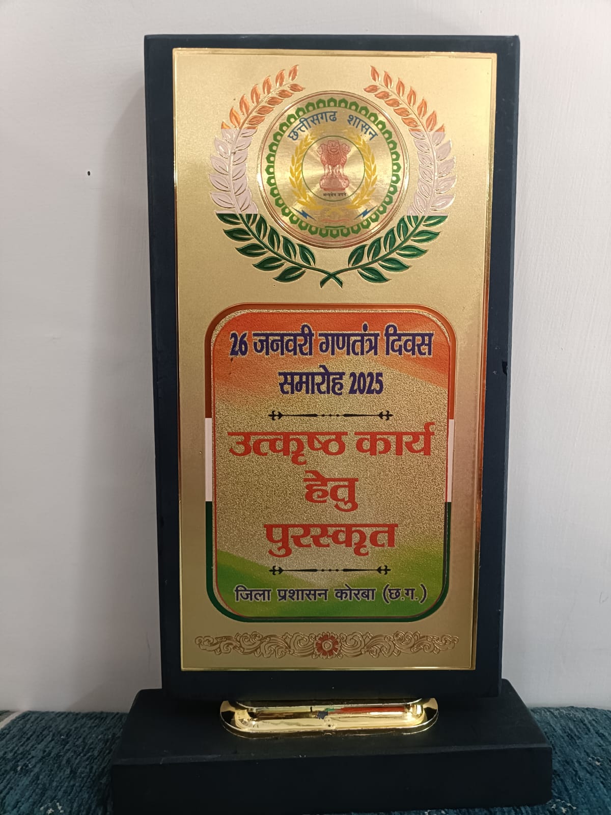 कोरबा जिले के प्रथम देहदानी स्व. प्रदीप महतो के परिवार का गणतंत्र दिवस पर जिला प्रशासन द्वारा किया गया सम्मान, केंद्रीय राज्यमंत्री ने दिया प्रशस्ति पत्र कोरबा जिले के प्रथम देहदानी स्व. प्रदीप महतो के परिवार का गणतंत्र दिवस पर जिला प्रशासन द्वारा किया गया सम्मान, केंद्रीय राज्यमंत्री ने दिया प्रशस्ति पत्र
