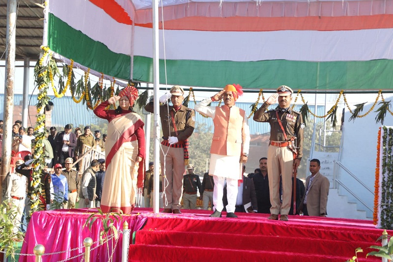 ग्वालियर में गणतंत्र दिवस समारोह ग्वालियर में गणतंत्र दिवस समारोह