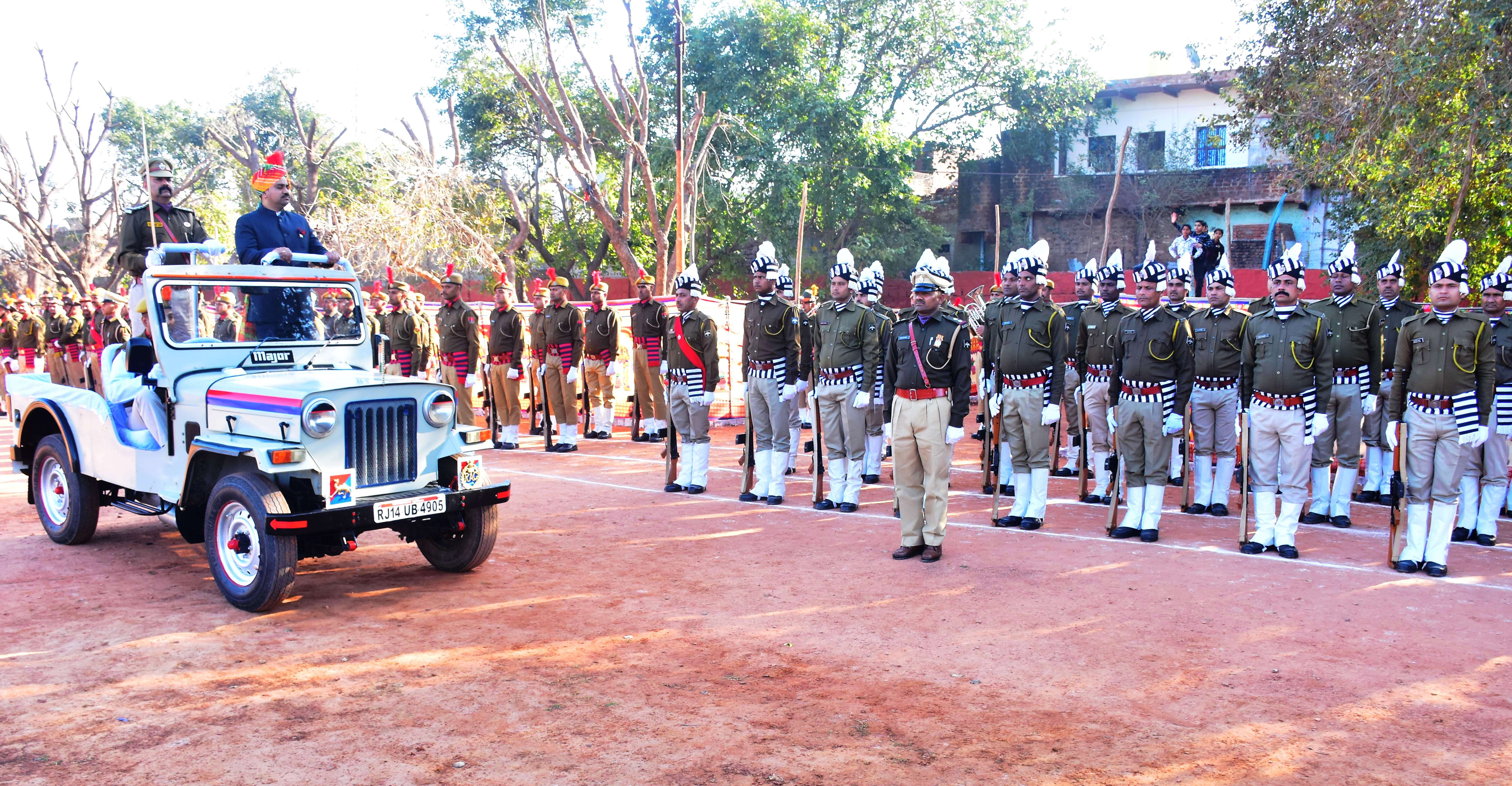 धौलपुर में हर्षोल्लास से मनाया गया 76 वां गणतंत्र दिवस