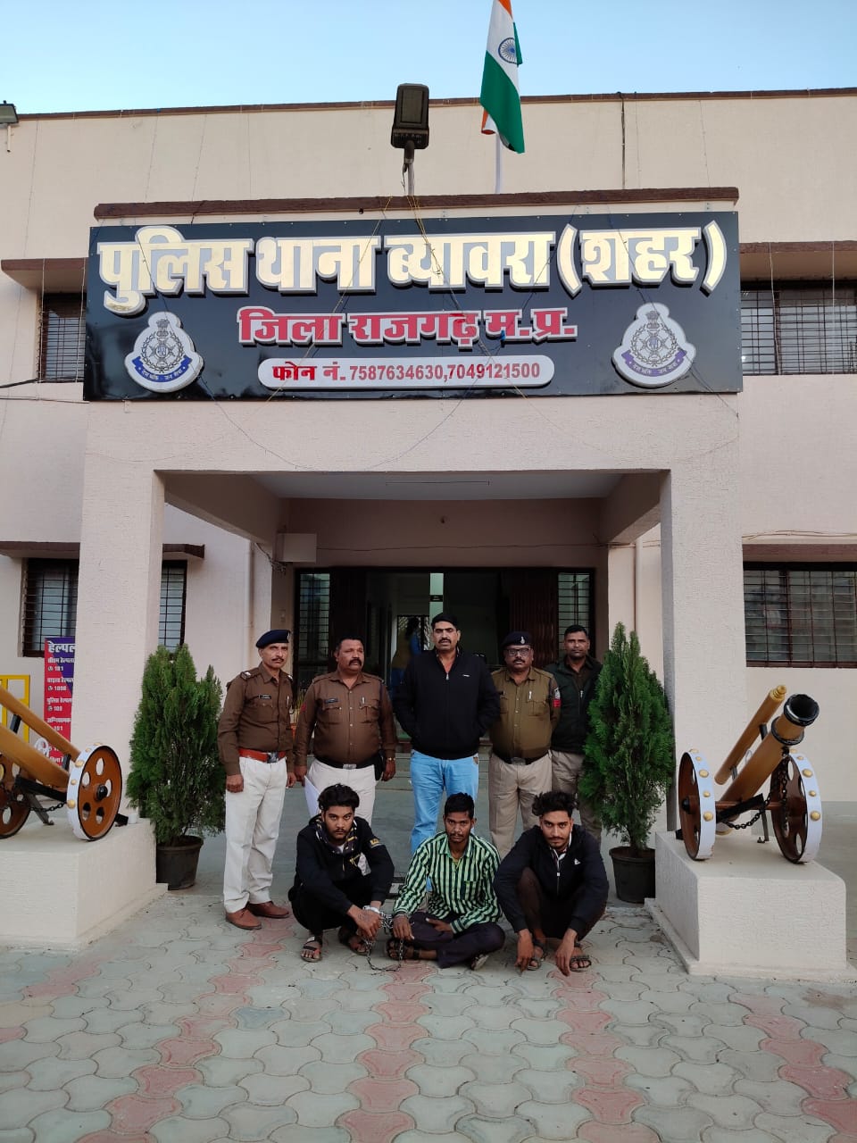 चोरी करने वालों को भेजा जेल चोरी करने वालों को भेजा जेल