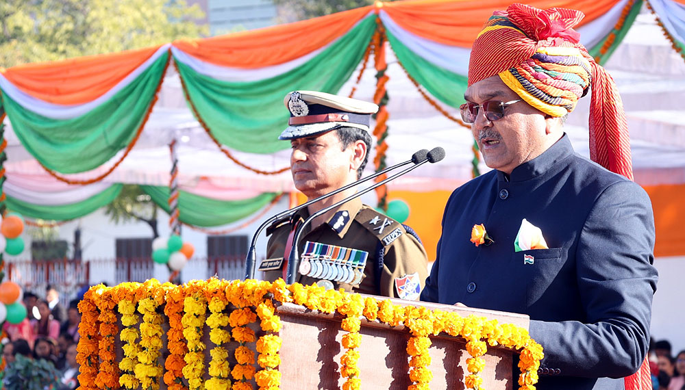 उत्तर पश्चिम रेलवे ने समारोह पूर्वक गणतंत्र दिवस मनाया, महाप्रबंधक अमिताभ ने किया ध्वजारोहण