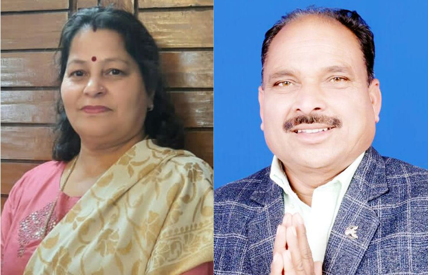 जीवंती भट्ट व प्रकाश आर्य। जीवंती भट्ट व प्रकाश आर्य।