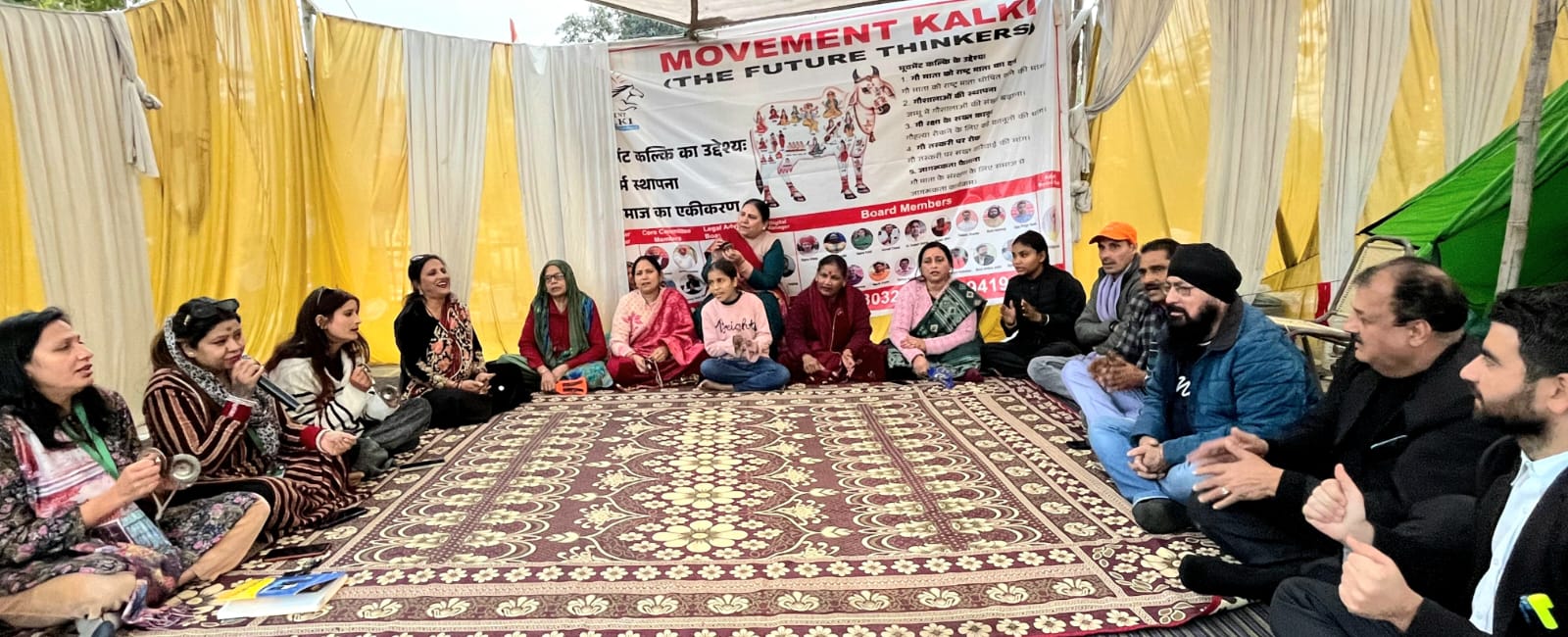 गौ माता रक्षा आंदोलन 101वें दिन में प्रवेश, संघर्ष जारी रखने का संकल्प गौ माता रक्षा आंदोलन 101वें दिन में प्रवेश, संघर्ष जारी रखने का संकल्प