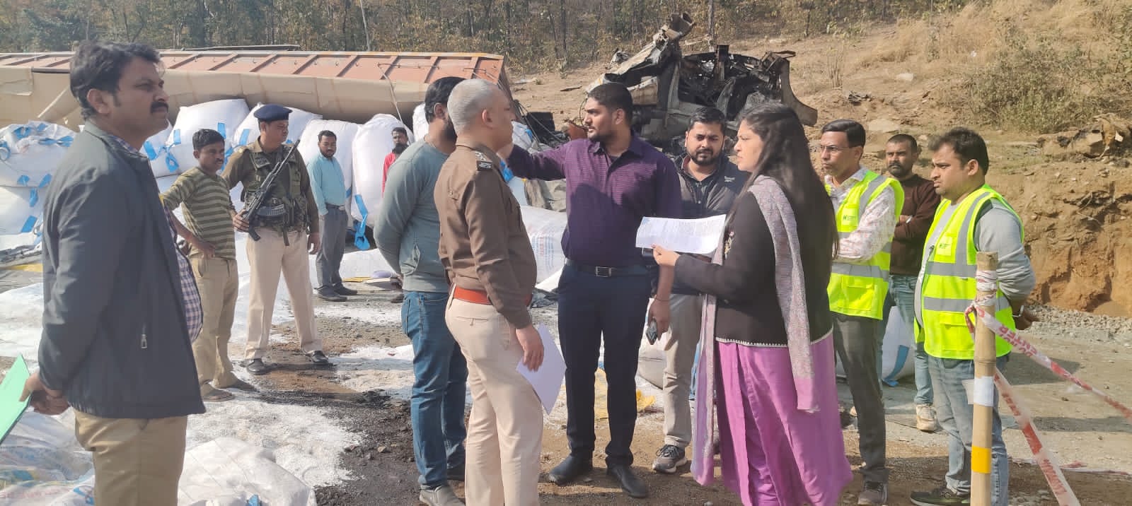 निरीक्षण करती डीटीओ मनीषा वत्स