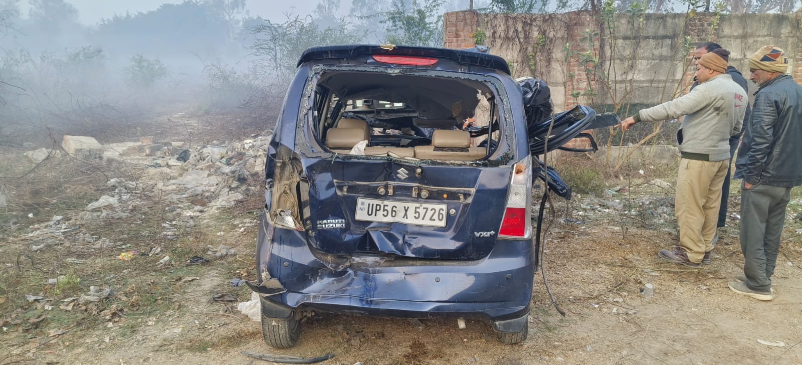 मौनी अमावस्या का स्नान कर लौट रहे श्रद्धालुओं की बस से हुई टक्कर 3 की मौत,तीन घायल