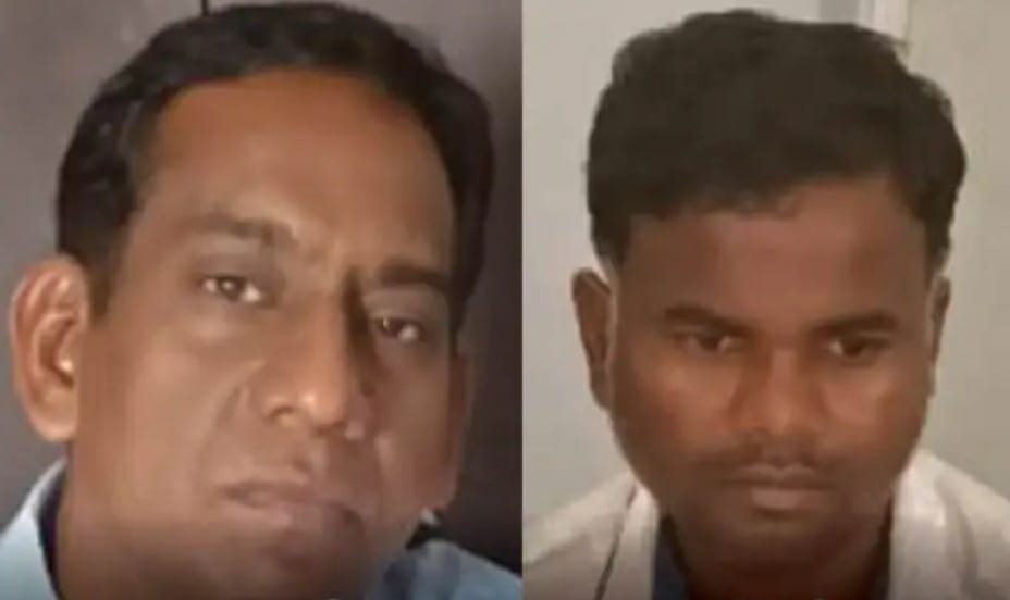 पटवारी सुशील जायसवाल और उसका सहायक गुलाब दास पटवारी सुशील जायसवाल और उसका सहायक गुलाब दास