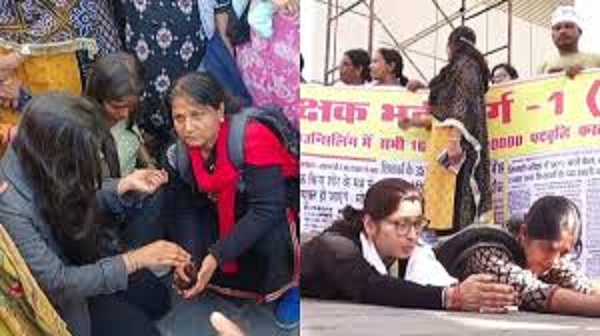 भोपाल में वेटिंग शिक्षकों का प्रदर्शन भोपाल में वेटिंग शिक्षकों का प्रदर्शन