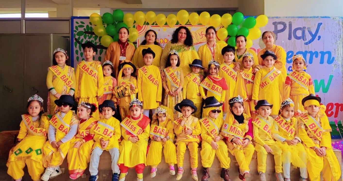 Mr and Miss Basant competition organized on Basant Panchami in Bachpan Play School Mr and Miss Basant competition organized on Basant Panchami in Bachpan Play School