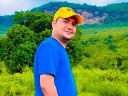 मृतक राेजगार सहायक अनूप मिश्रा मृतक राेजगार सहायक अनूप मिश्रा