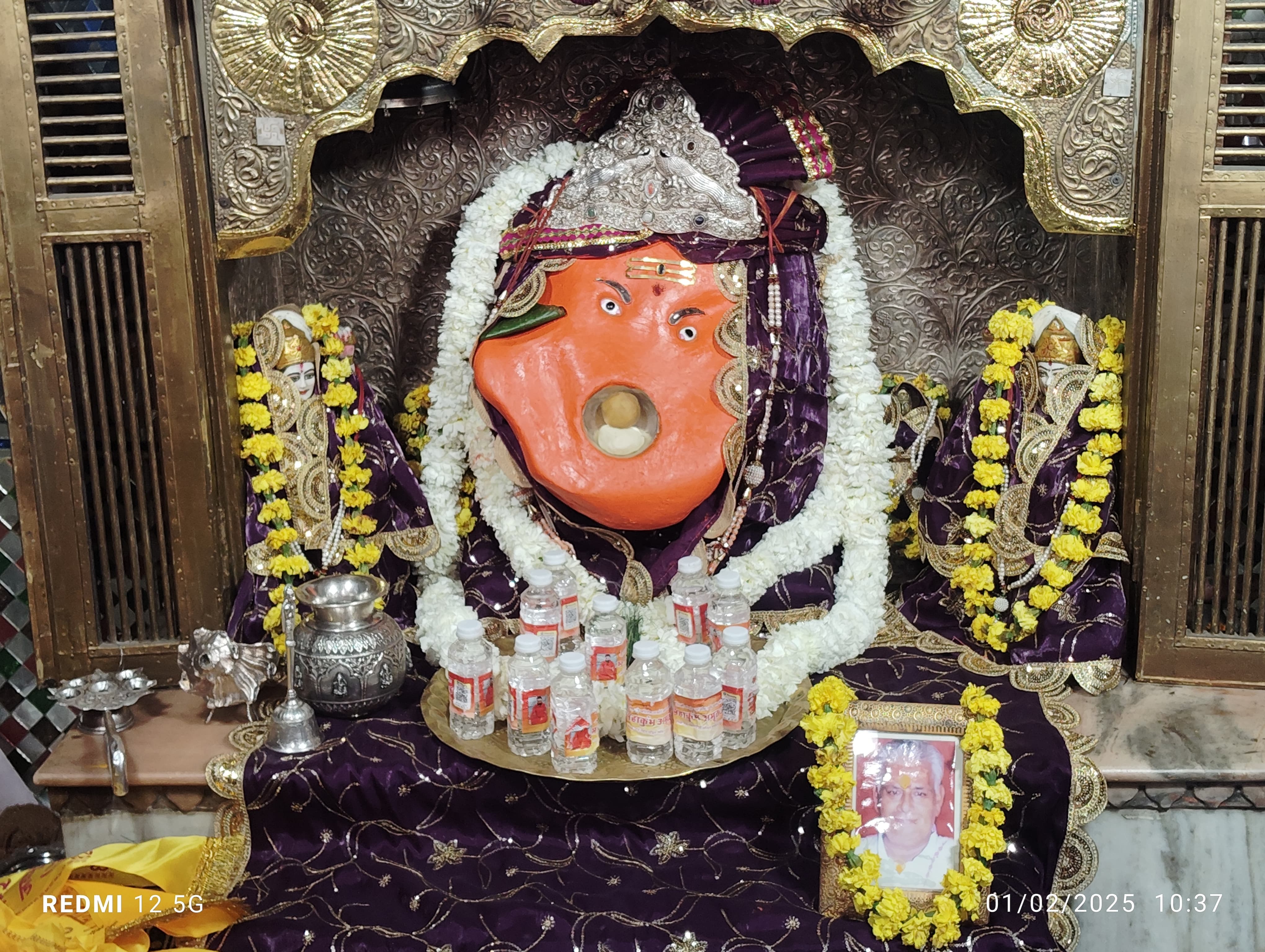 परकोटा गणेश मंदिर मे कुंभ अमृत जल का वितरण