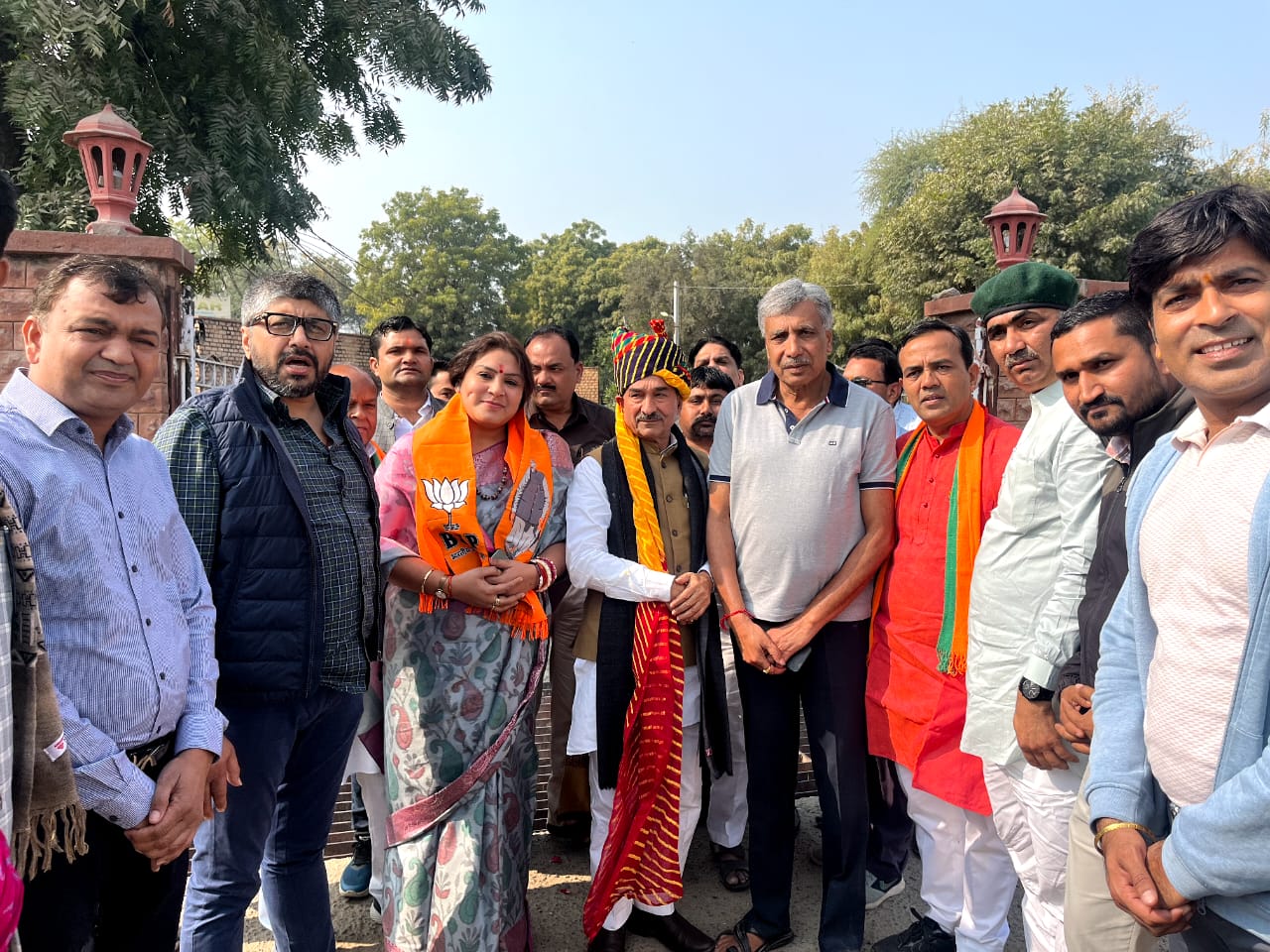 भाजपा प्रदेश अध्यक्ष मदन राठौड़ ने पाली प्रवास के दौरान सघन वन अभियान के तहत 1 लाख वृक्षारोपण कार्यक्रम में की शिरकत भाजपा प्रदेश अध्यक्ष मदन राठौड़ ने पाली प्रवास के दौरान सघन वन अभियान के तहत 1 लाख वृक्षारोपण कार्यक्रम में की शिरकत