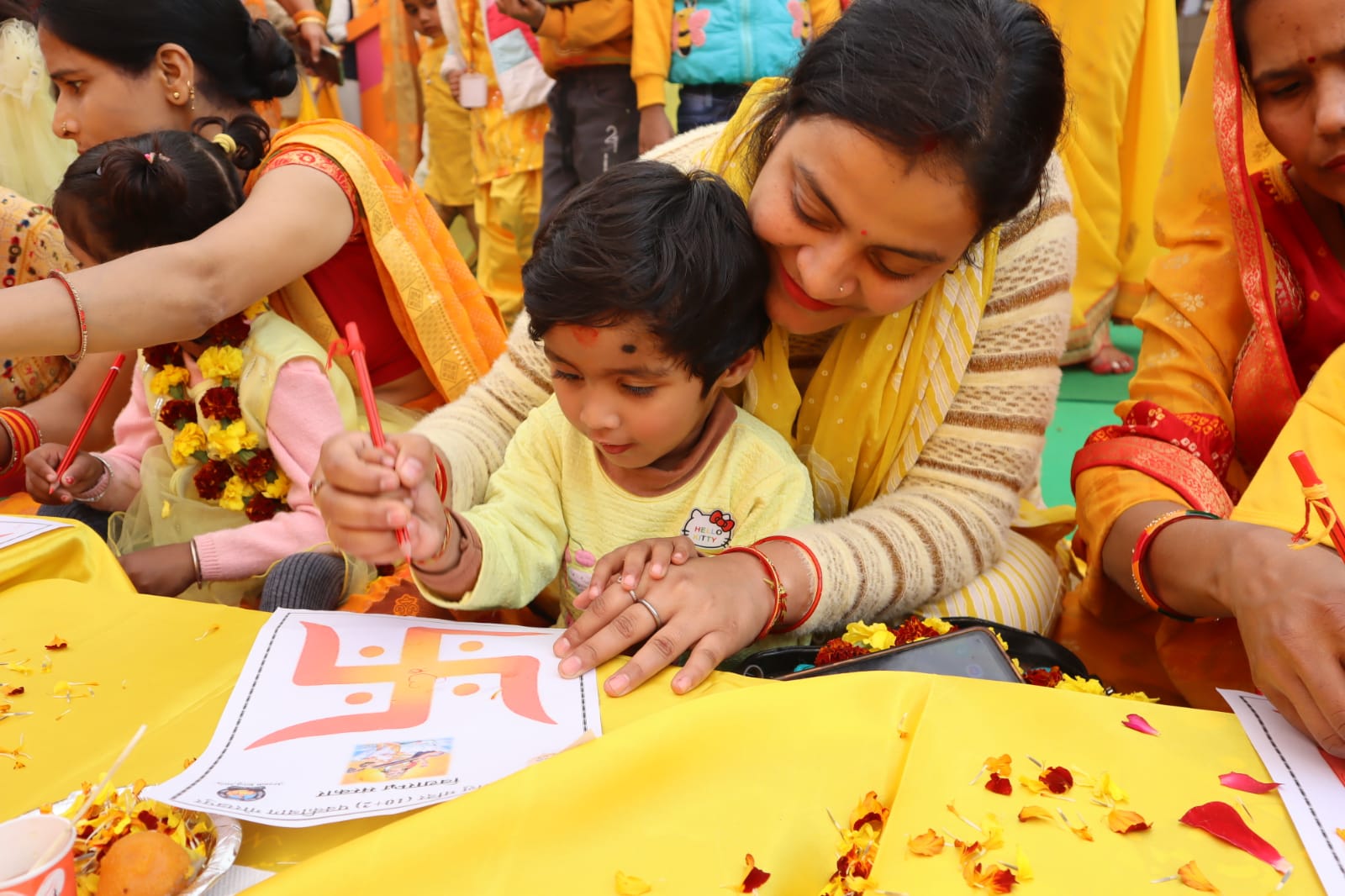सरस्वती शिशु मंदिर में संपन्न हुआ सरस्वती पूजन और विद्यारंभ संस्कार* सरस्वती शिशु मंदिर में संपन्न हुआ सरस्वती पूजन और विद्यारंभ संस्कार*