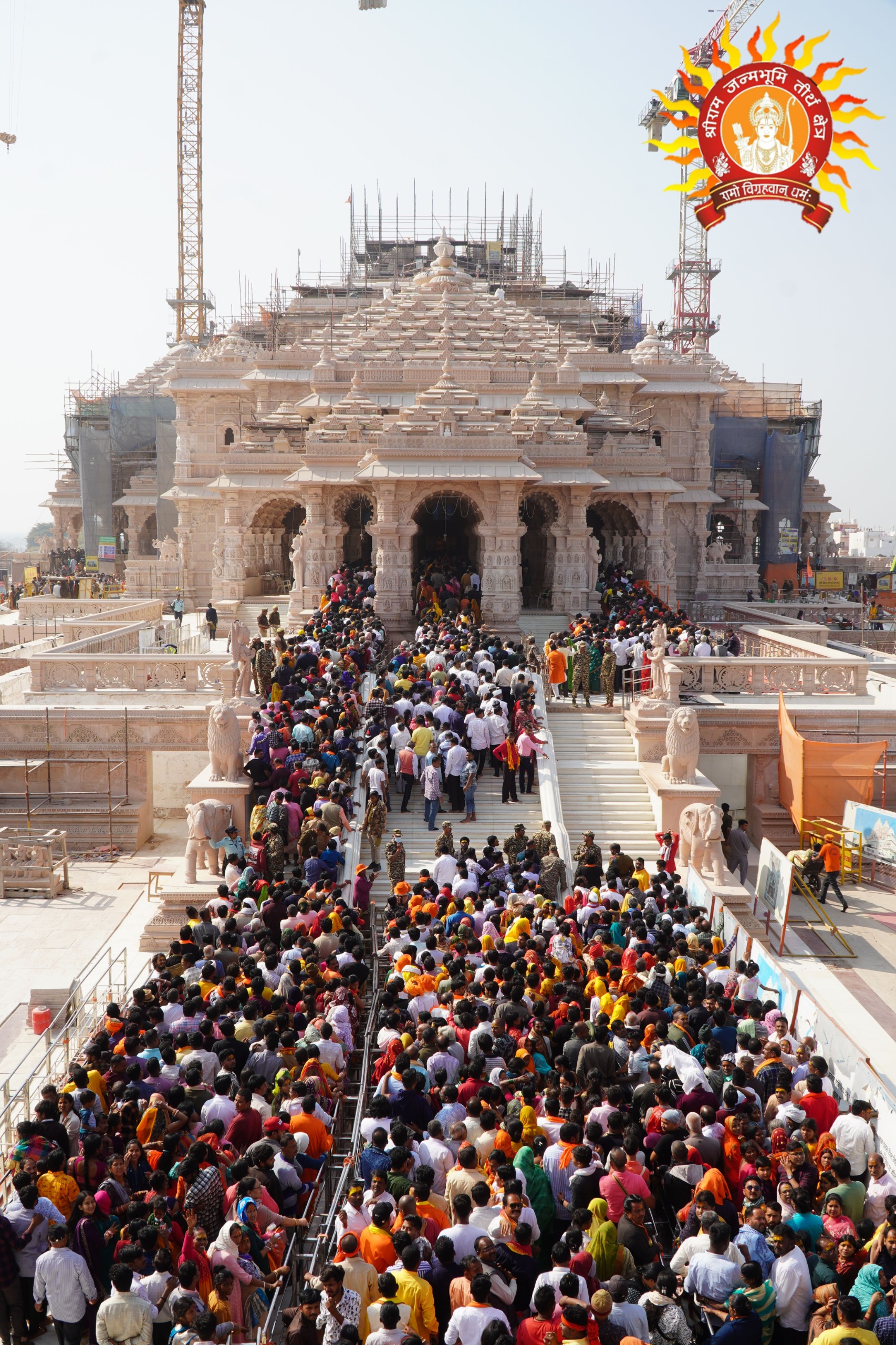अयोध्या में श्रद्धालुओं का बसंत , आंकड़ा एक करोड़ के पार अयोध्या में श्रद्धालुओं का बसंत , आंकड़ा एक करोड़ के पार