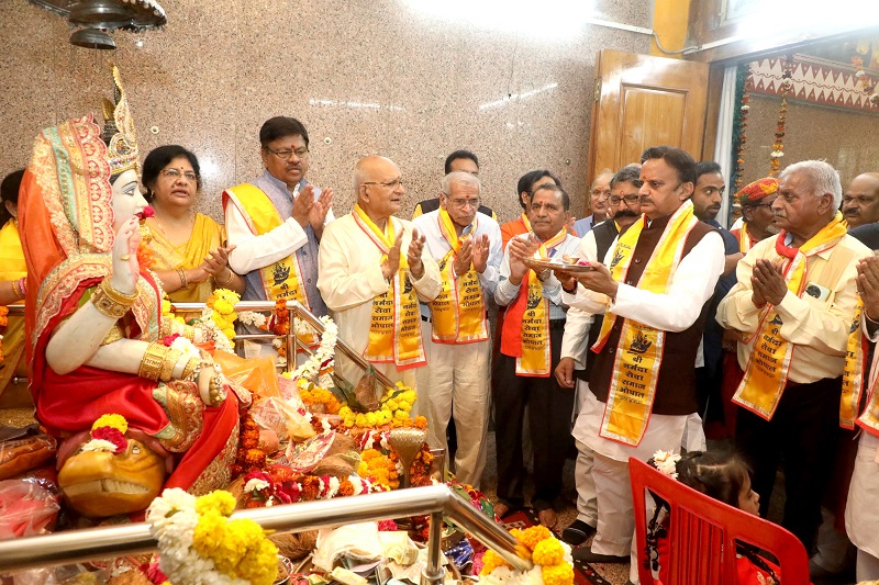 मप्रः उप मुख्यमंत्री शुक्ल ने माँ नर्मदा जयंती पर किया पूजन मप्रः उप मुख्यमंत्री शुक्ल ने माँ नर्मदा जयंती पर किया पूजन