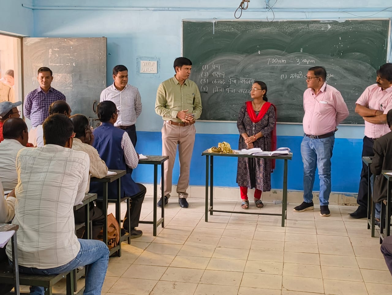कोरबा : सीईओ ने त्रिस्तरीय पंचायत चुनाव के प्रशिक्षण का किया निरीक्षण, मतदान कर्मियों को सजग रहते हुए निष्पक्ष चुनाव पूर्ण कराने के दिए निर्देश कोरबा : सीईओ ने त्रिस्तरीय पंचायत चुनाव के प्रशिक्षण का किया निरीक्षण, मतदान कर्मियों को सजग रहते हुए निष्पक्ष चुनाव पूर्ण कराने के दिए निर्देश