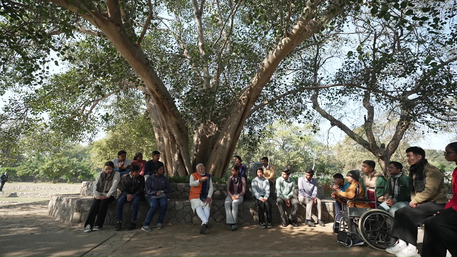प्रधानमंत्री नरेन्द्र मोदी छात्रों से परीक्षा पे चर्चा के दौरान प्रधानमंत्री नरेन्द्र मोदी छात्रों से परीक्षा पे चर्चा के दौरान